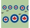 RCAF Maple Leaf roundels