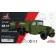 BZ-42 Soviet WWII refueler on GAZ-AA chassis w/ 1-axle fuel tank trailer