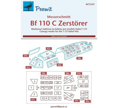 Messerschmitt Bf 110 C Zerstörer (Italeri, Bílek)