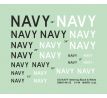 US Navy lettering - Black & White, 2 sets