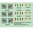 Bf 109 Italian Social Republic (ANR) Insignia, 2 sets