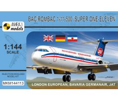 BAC/Rombac 1-11-500 ‘Super One-Eleven’ London European, Bavaria Germanair, JAT