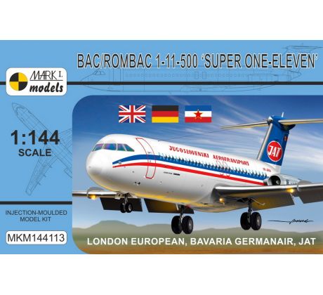 BAC/Rombac 1-11-500 ‘Super One-Eleven’ London European, Bavaria Germanair, JAT