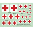 Red Cross Insignia, square & encircled – White background 1:72