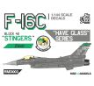 F-16C decals STINGERS OHIO ANG. VOL.1 (HAVE GLASS SCHEME)