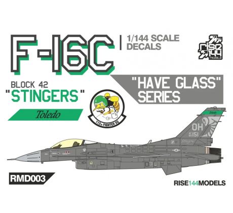 F-16C decals STINGERS OHIO ANG. VOL.1 (HAVE GLASS SCHEME)