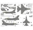 F-16C decals SWAMP FOX, South Carolina (HAVE GLASS SCHEME)