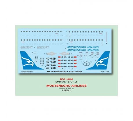 Embraer ERJ-195 Montenegro Airlines /REV