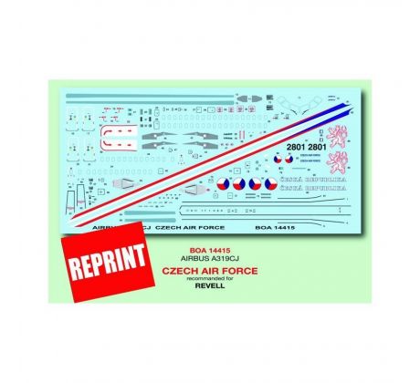 Airbus A319CJ Czech Air Force (Reprint) /REV