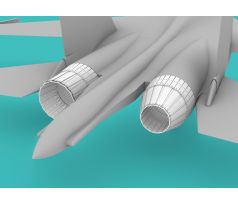 Su-27 Exhaust Open/CLOSE version (Trumpeter kit)