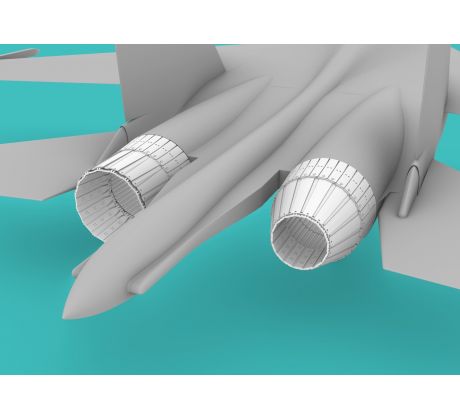 Su-27 Exhaust Open/CLOSE version (Trumpeter kit)