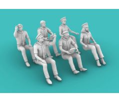 1/72 Airline Pilots 6pcs